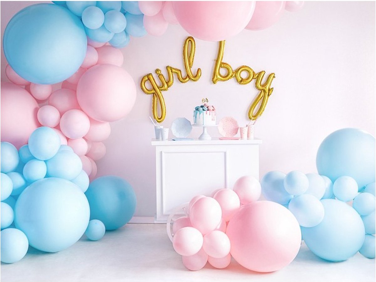 XL Ballon | gender reveal | babyshower  boy  jongen  blauw | BabyBlauw